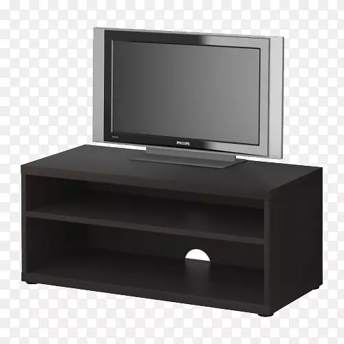 可调架电视宜家家具.黑色电视柜