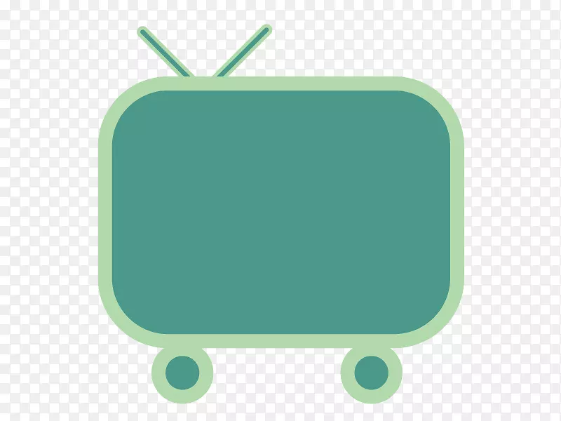 品牌绿色图案-电视