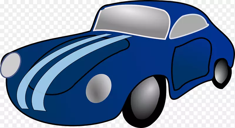 模型车玩具蓝色剪贴画
