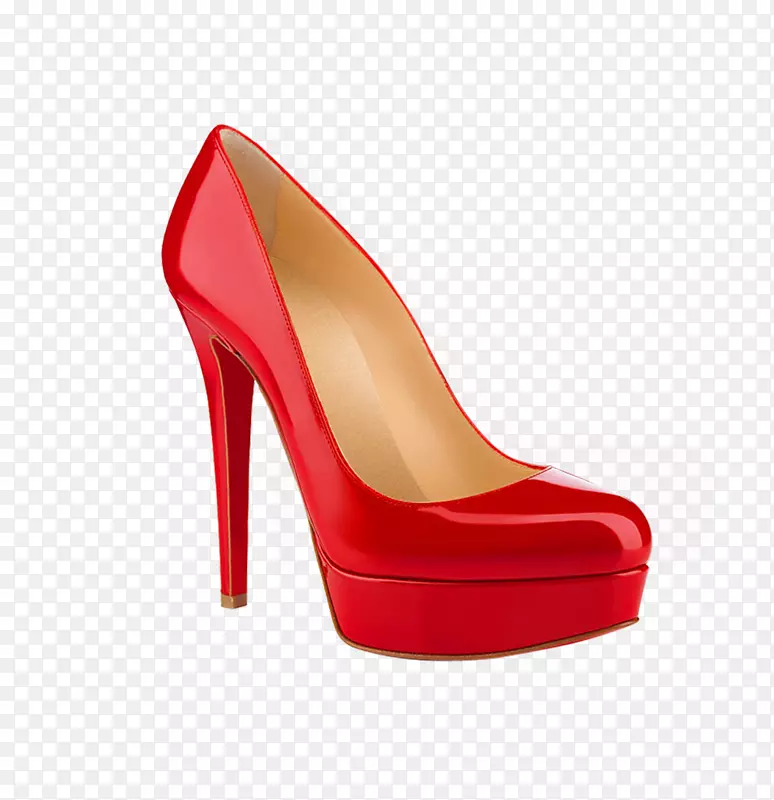 高跟鞋-ms。创意红色高跟鞋