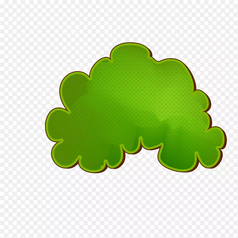 绿云彩虹-明亮的绿云