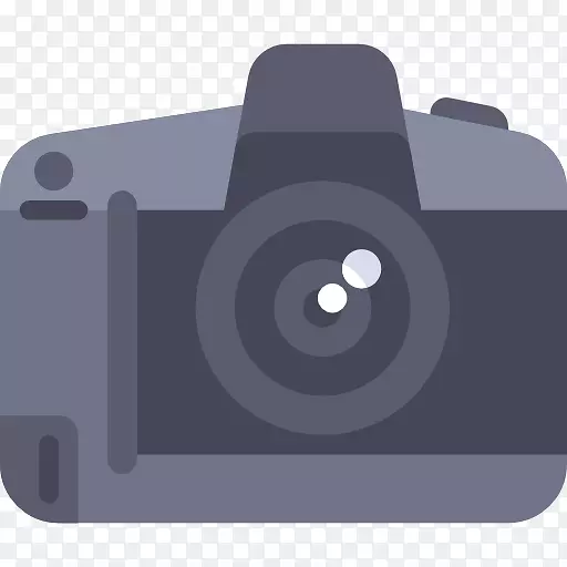 单镜头反射式照相机摄影图标黑色单反相机