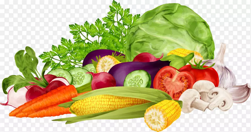 营养食品金字塔健康免费-一束新鲜蔬菜