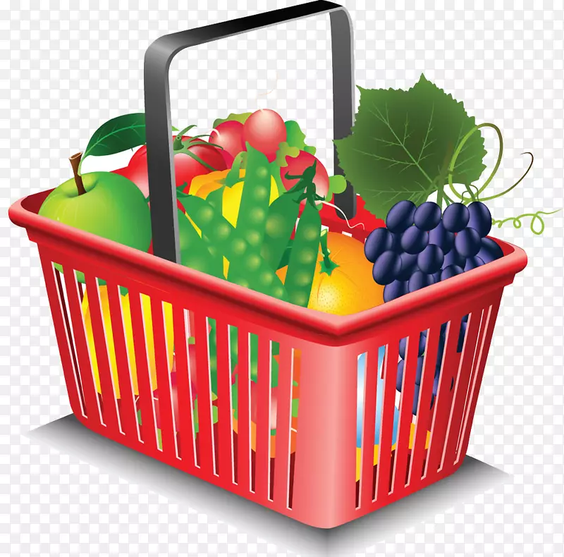 有机食品篮超市-蔬菜和水果