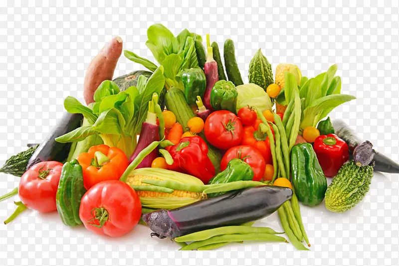茄子蔬菜，番茄，新鲜五颜六色的蔬菜