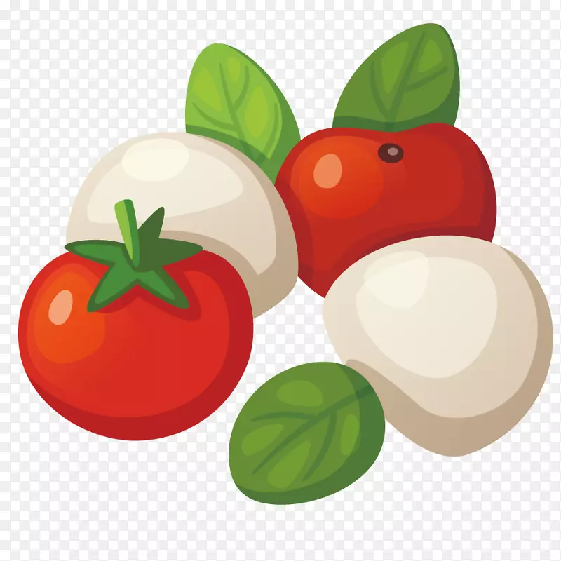 番茄水果草莓蔬菜剪贴画水果蔬菜