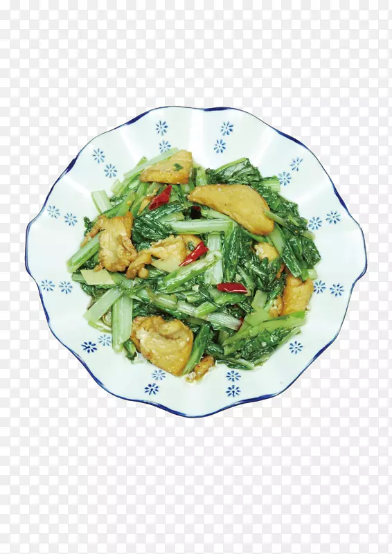 素食菜肴亚洲菜早餐炒蔬菜