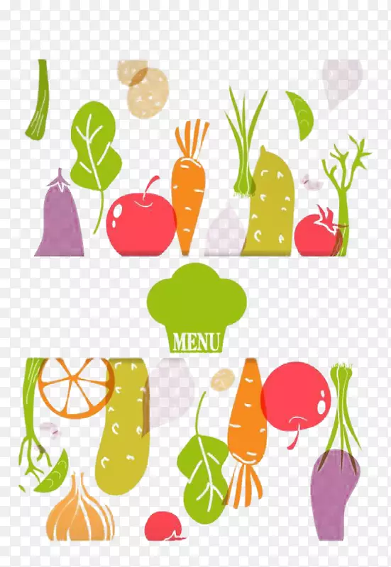 蔬菜甘薯水果食品插图.水果和蔬菜