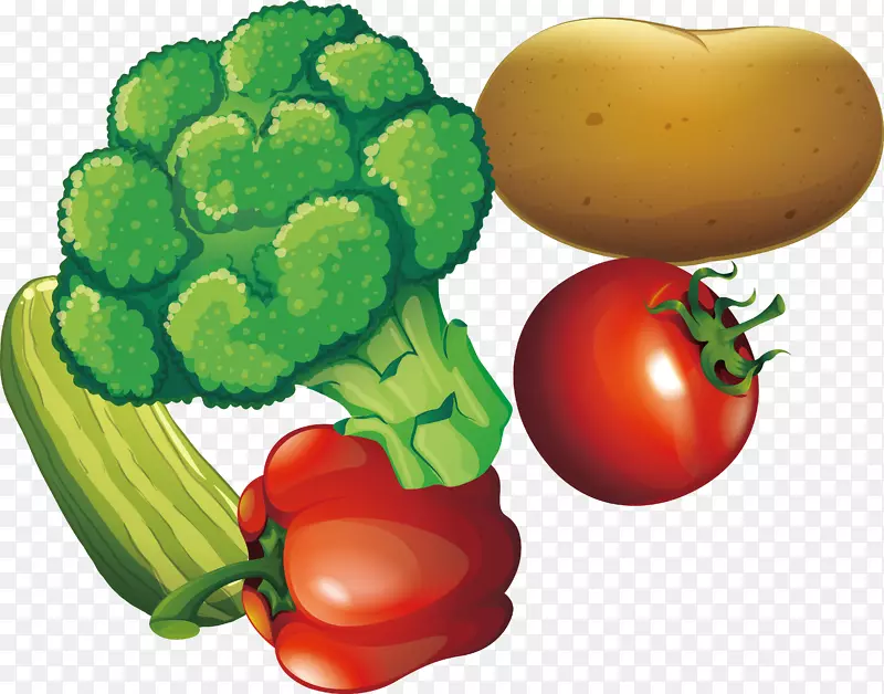 蔬菜插图.插图卡通蔬菜
