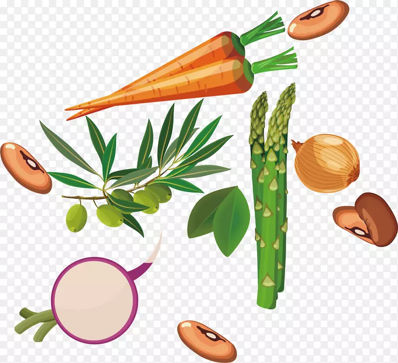 蔬菜水果图.卡通蔬菜