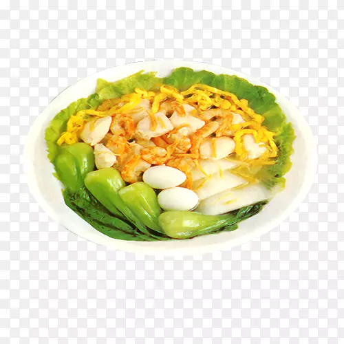凯撒沙拉素食菜盖彩蛋蔬菜模型