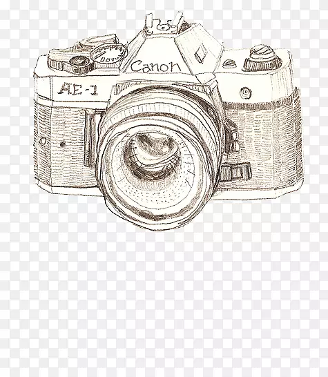 照相机绘画佳能摄影艺术手绘雅致照相机PNG图片素材下载_图片编号481314-PNG素材网