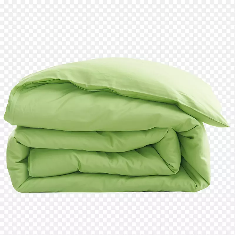 被褥床上用品被褥床上被毯-绿色冬季由芯