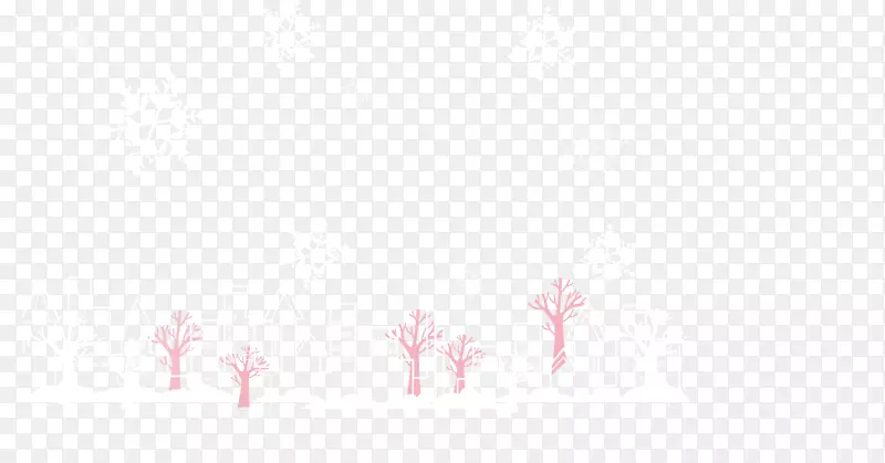 白角图案-冬季雪花