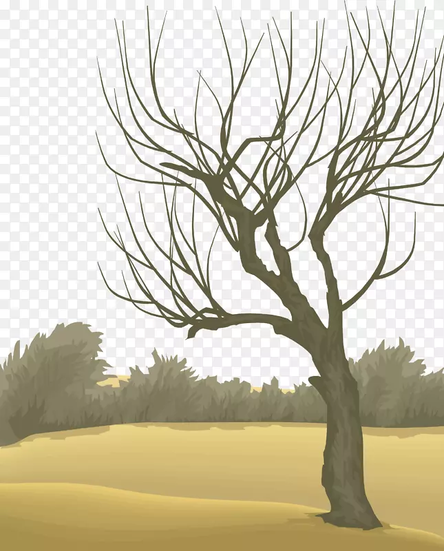 季节树-冬眠树