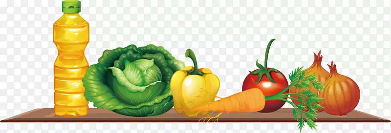 蔬菜摄影插图-植物油
