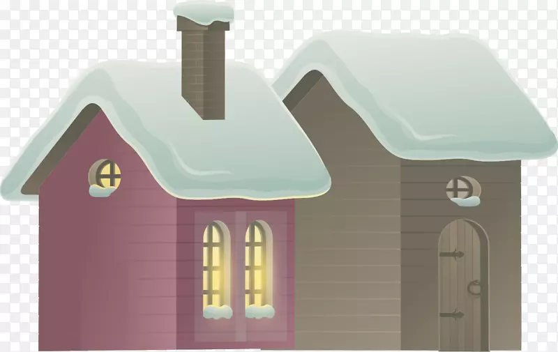 冬天的雪屋-冬天的房子