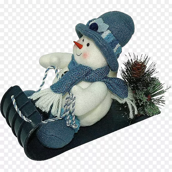 雪人圣诞剪贴画-创意雪人装饰