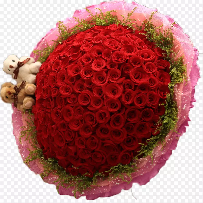 花束新娘-一束带幼崽的红玫瑰