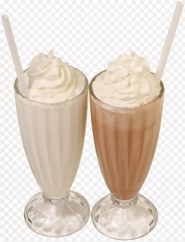 冰淇淋奶昔软饮料配方-和风牛奶杯材料自由拉。
