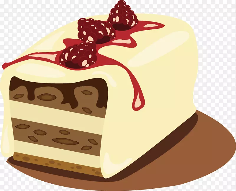 巧克力蛋糕纸杯蛋糕奶油水果蛋糕