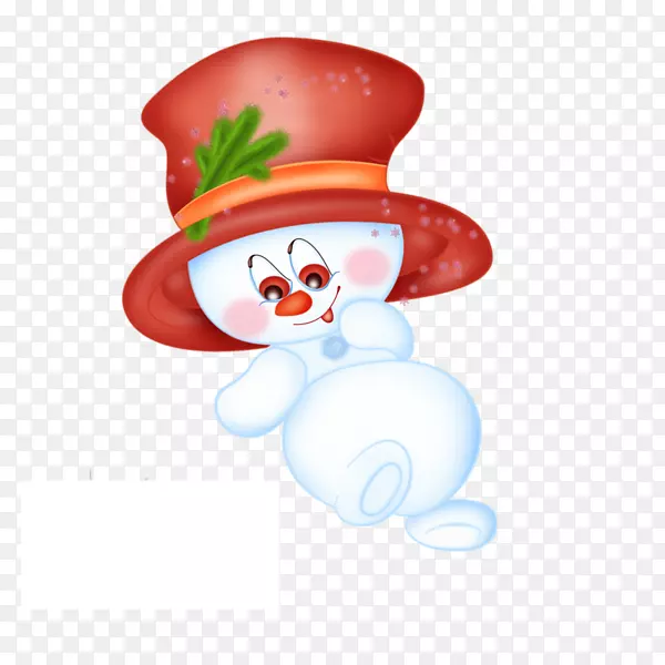 雪人卡通片艺术-卡通雪人