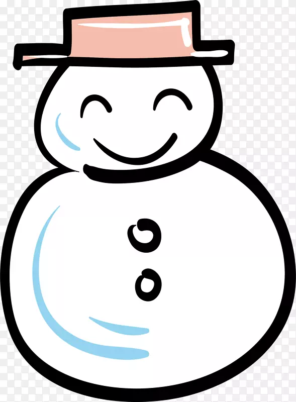 雪人绘图图标-绘制雪人