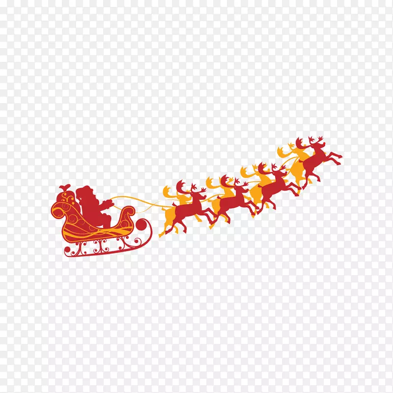 圣彼得拜访圣诞老人驯鹿。尼古拉斯圣诞壁纸-免费捕捉圣诞老人雪橇扣材料