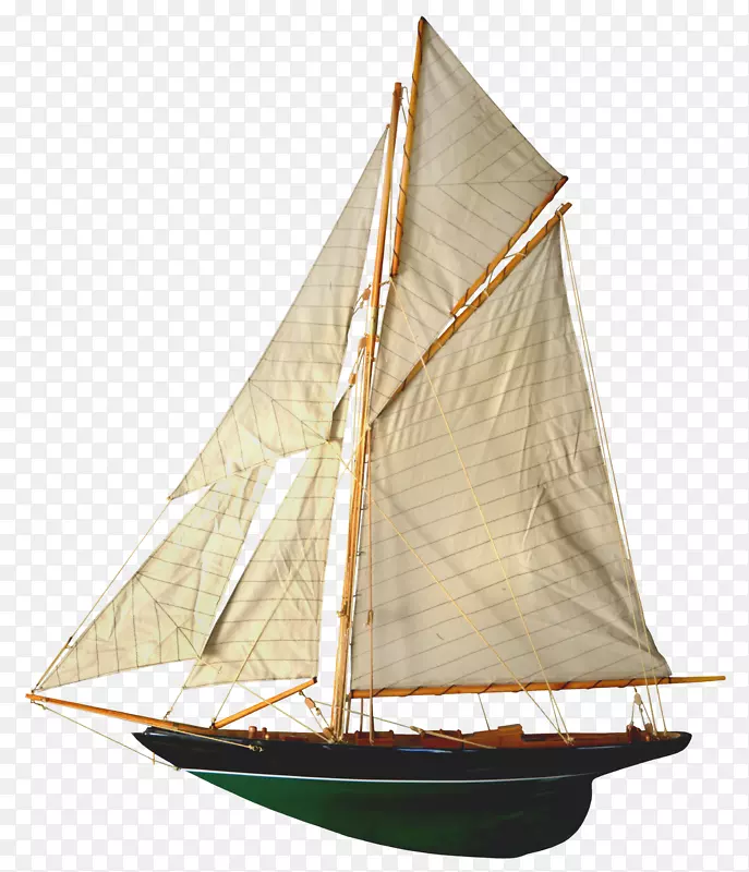 帆船.单桅帆船模型