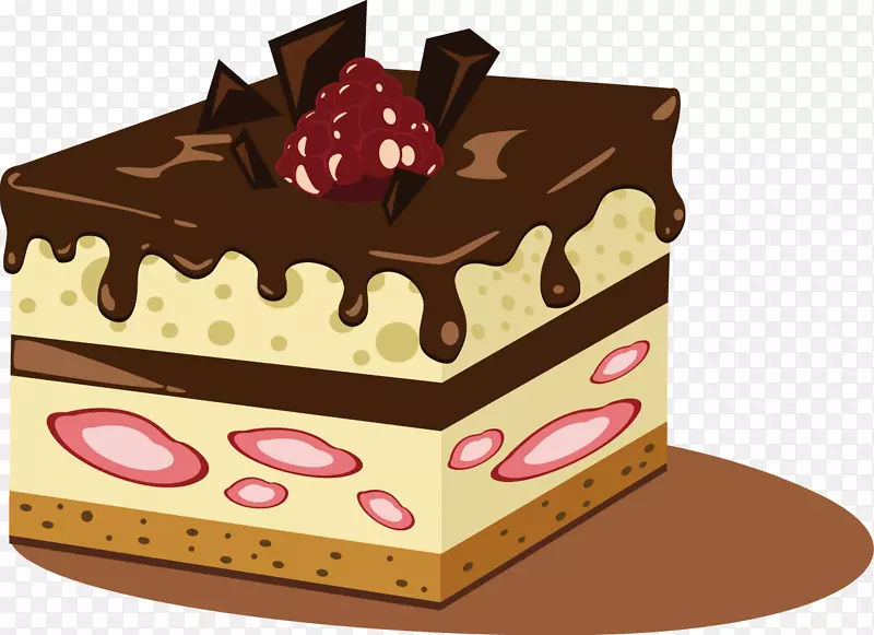 巧克力蛋糕纸杯蛋糕马卡龙甜点蛋糕