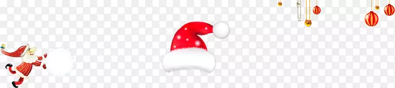圣诞老人圣诞帽-圣诞老人帽气球图案