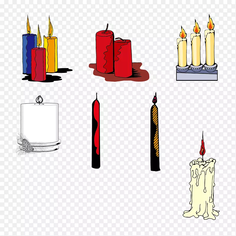 烛光剪贴画-创意蜡烛收藏