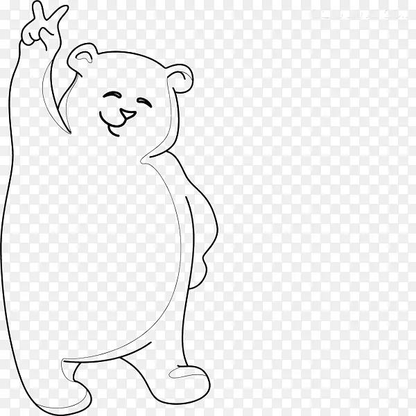 熊摄影免费插图-创意卡通熊