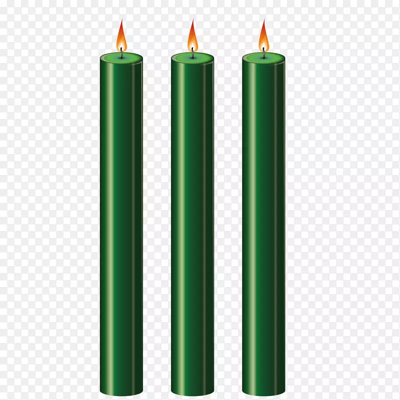 绿色蜡烛火焰-绿色蜡烛