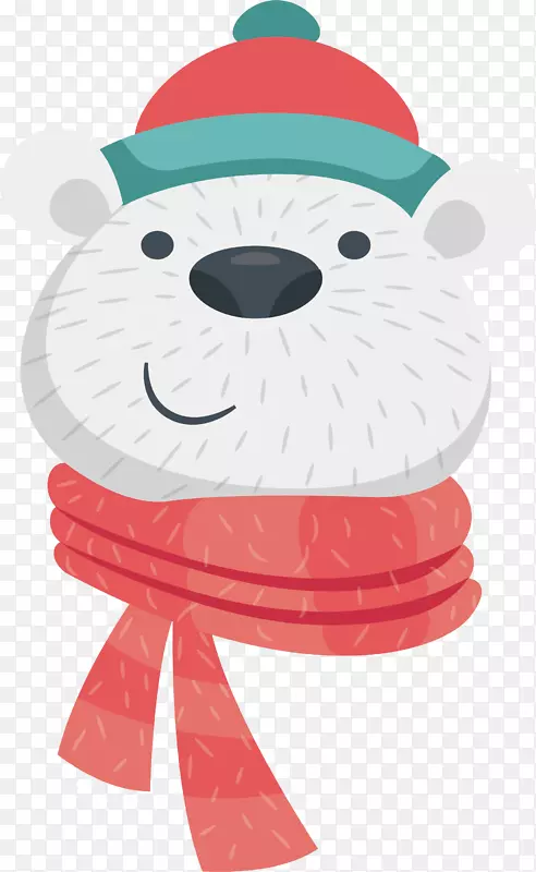 熊围巾设计师-戴围巾熊