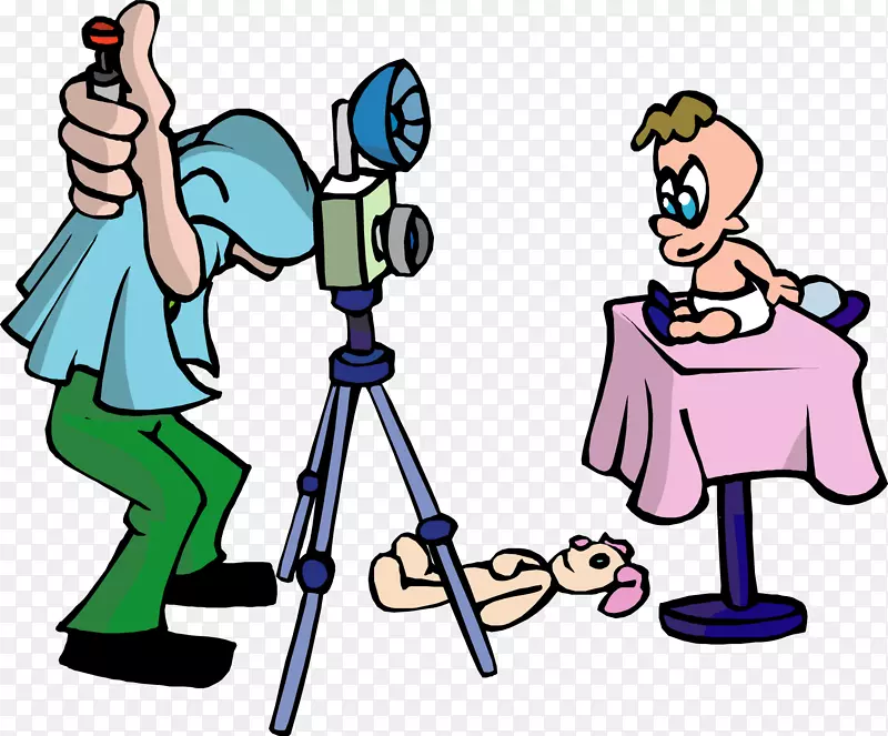 动画摄影师摄影-拍摄婴儿照片1