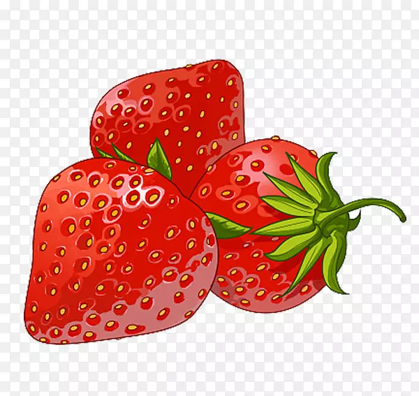 草莓草-草莓图案插图