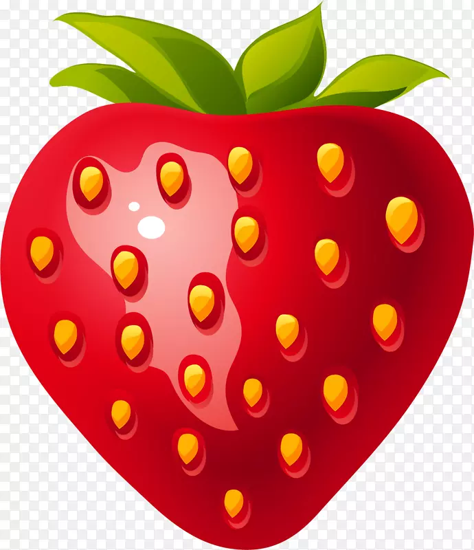 草莓汁奥格里斯水果图标手绘红色草莓
