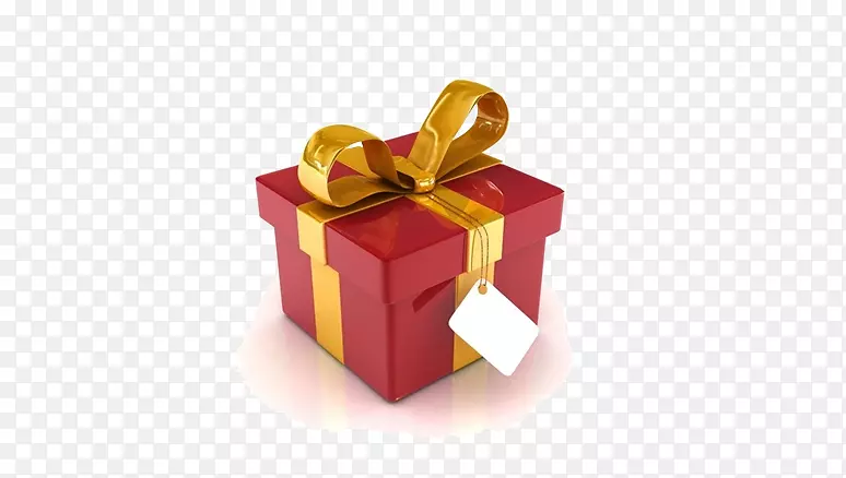 礼品盒彩带圣诞包装和标签-新年礼品盒