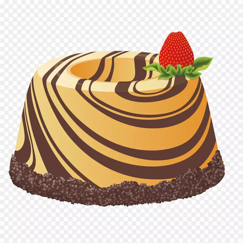 甜甜圈蛋糕糕点-美味草莓蛋糕