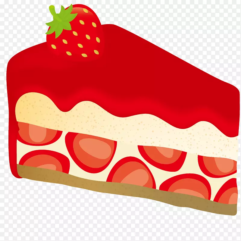 草莓奶油蛋糕甜点-甜点草莓蛋糕