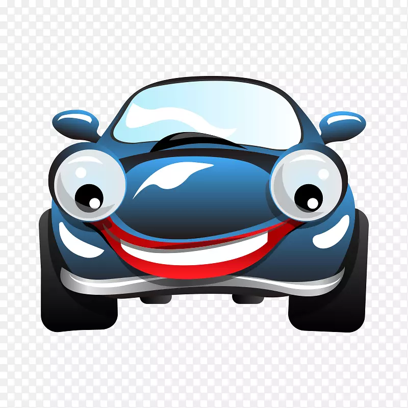 卡通插图-汽车
