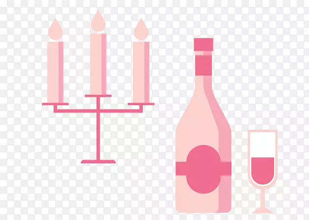 红葡萄酒网上婚礼结婚登记处-烛光婚礼葡萄酒