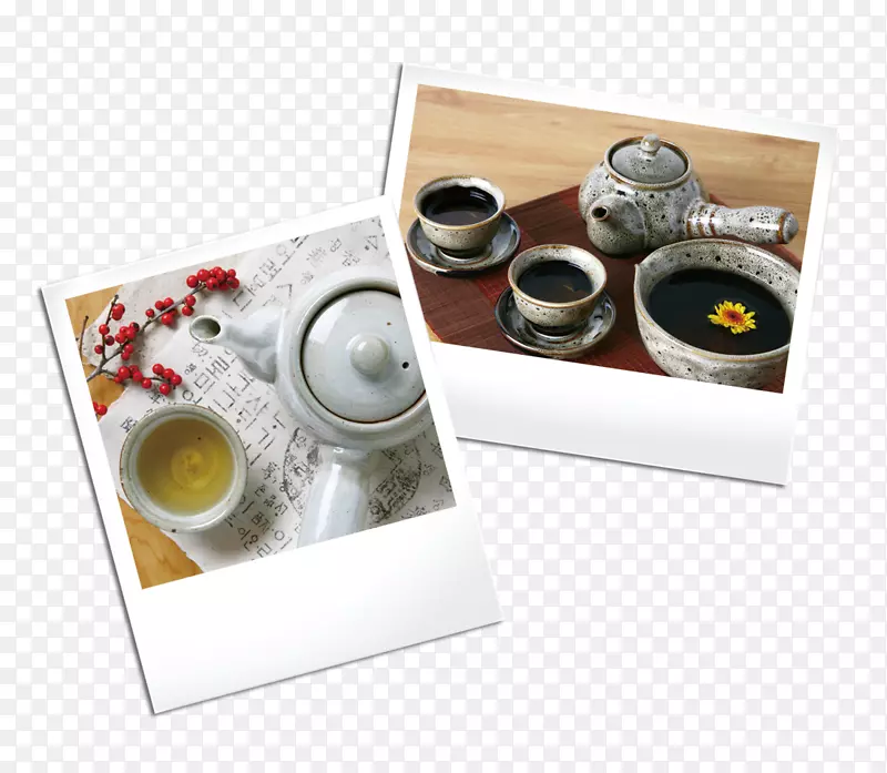 餐具陶瓷托盘-茶照片