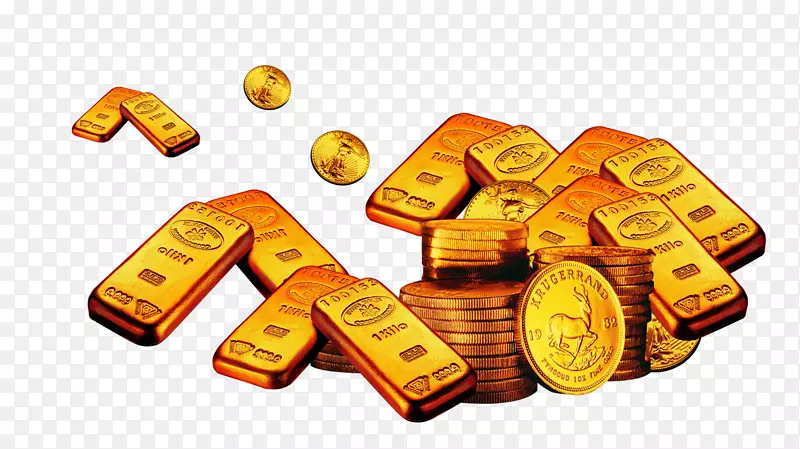 金币-含金币的高清金块