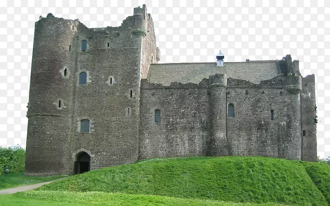 爱丁堡斯特林·杜恩城堡和青草