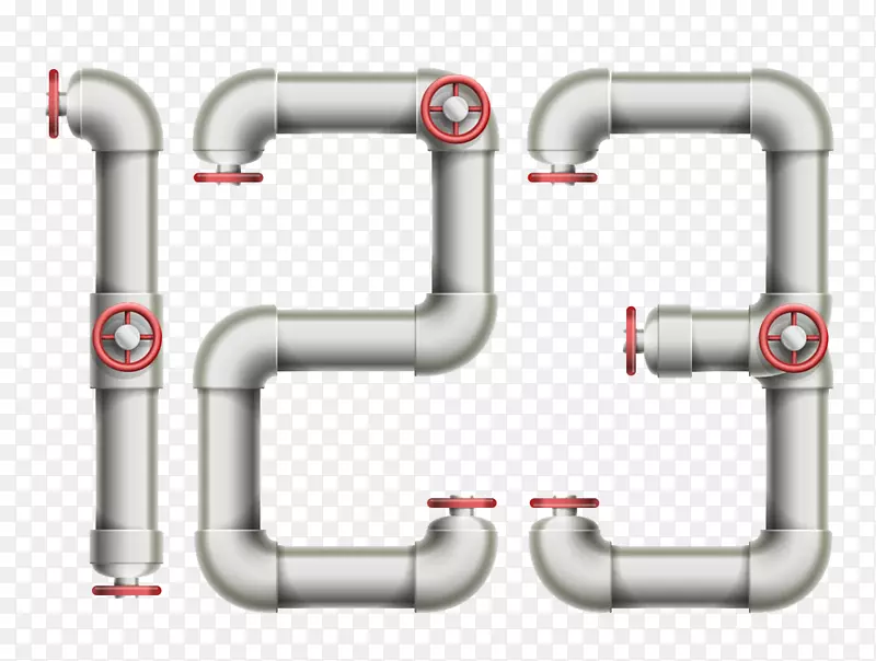 水管数字.创造性数字设计水