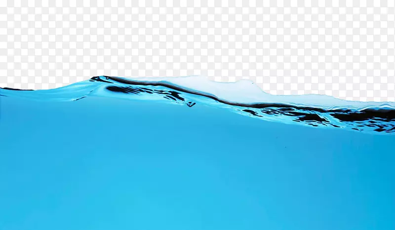 蓝水剪贴画-蓝色水