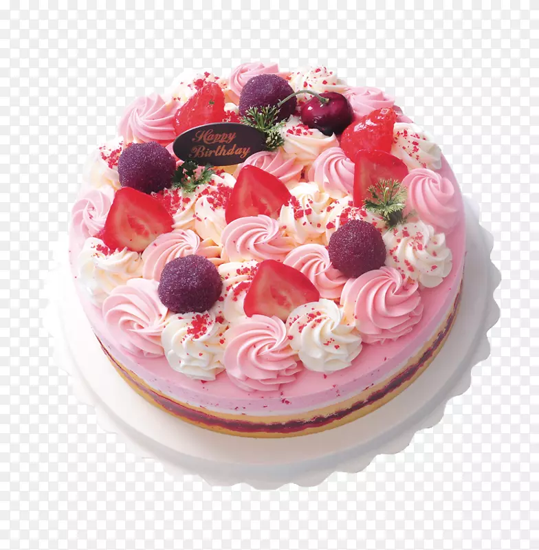 冰淇淋生日蛋糕草莓奶油蛋糕摩丝冰淇淋蛋糕