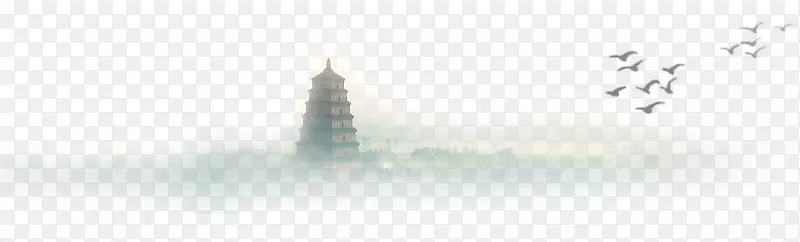 白色品牌-美丽的古典风塔鸟飞走了。